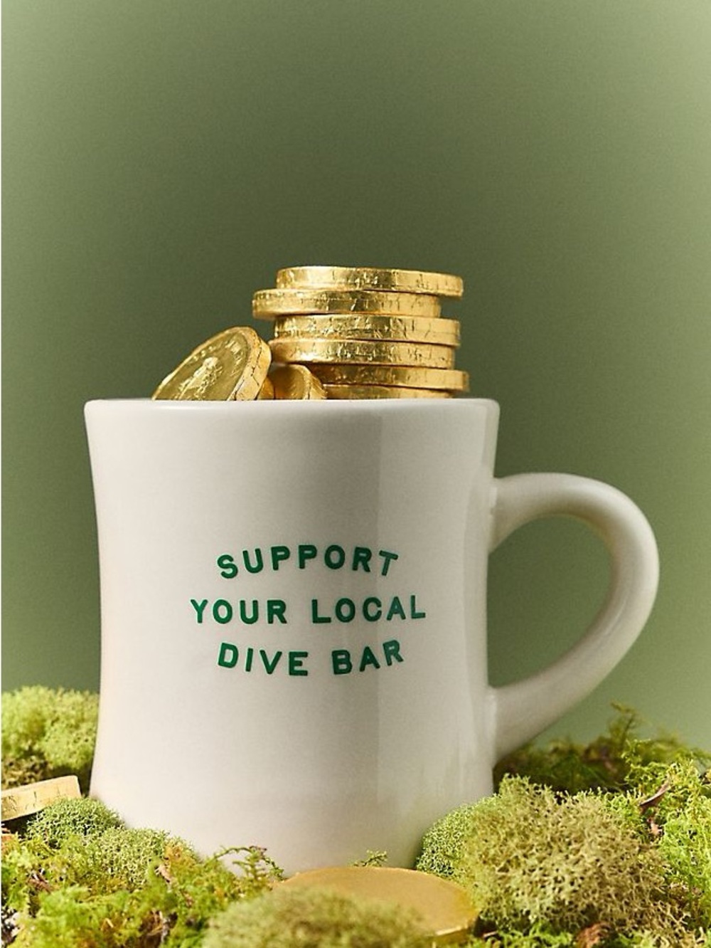 Alice & Wonder Support Your Local Dive Bar Mug St Patrick’s Day